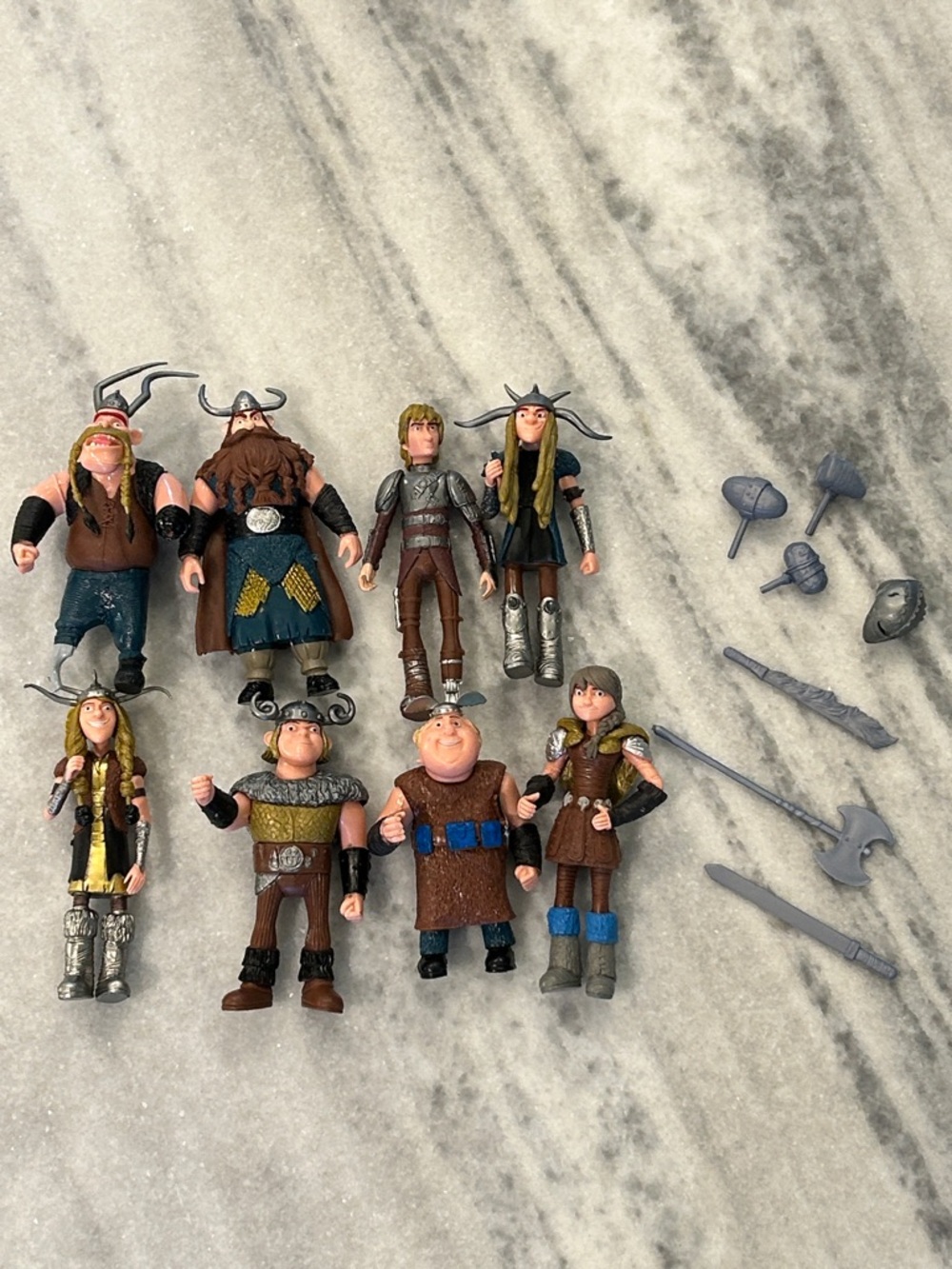 How to Train Your Dragon 8-piece Character Action Figures Figurines Set